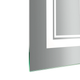 Дзеркало для ванної кімнати Qtap Cardinal 1000x800 прямокутне, з LED-підсвічуванням (QT0478C10080) - зображення 2