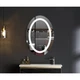 Дзеркало для ванної кімнати Mixxus Plain MV02-60x80 600x800 овальне, з LED-підсвічуванням та антизапотіванням (MI6933) - зображення 4