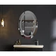 Дзеркало для ванної кімнати Mixxus Plain MV02-60x80 600x800 овальне, з LED-підсвічуванням та антизапотіванням (MI6933) - зображення 5