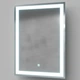 Дзеркало для ванної кімнати Van Mebles LED 3 800x1000 прямокутне, з фронтальною LED-підствідкою - зображення 2