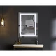 Дзеркало для ванної кімнати Mixxus Tall MR08-80x60-REVERSE 800x600 прямокутне, з LED-підсвічуванням та антизапотіванням (MI6659) - зображення 3