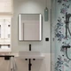 Дзеркало для ванної кімнати Hansgrohe Xarita Lite Q 700x800 прямокутне, з фронтальною LED-підствідкою (54976700) - зображення 5