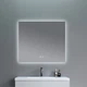 Дзеркало для ванної кімнати Qtap Taurus 1200x800 прямокутне, з LED-підсвічуванням та антизапотіванням (QTTAU120080048958) - зображення 5