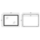 Дзеркало для ванної кімнати Mixxus Warm MR02-90x70 900x700 прямокутне, з LED-підсвічуванням та антизапотіванням (MI6673) - зображення 2