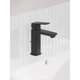 Змішувач для раковини Grohe Cubeo одноважільний, чорний матовий (1017572430) - зображення 6