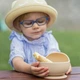 Силіконова тарілка на присосці з ложкою Sand - изображение 2