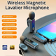 Беспроводной микрофон CS-0056 UHF, конденсаторный, всенаправленный, USB Type-C, Lightning, 3,5 мм, 6–10 часов работы - изображение 3