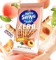 Вафельні трубочки Flis Happy Swing Wafer Rolls Peach Zero Added Sugar 150г - зображення 3
