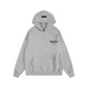 Худи Essentials Fear Of God с логотипами с двух сторон серого цвета (S). - изображение 1