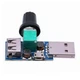 Регулятор скорости USB вентилятора с выключателем (плавный диммер 2.5–8.0 В, MicroUSB / USB-A, 5 Вт) - изображение 1