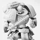 Екшн-фігурка-конструктор Galactic Warden рухома 13 см зі зброєю Сірий - зображення 5