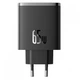 МЗП Baseus Cube Pro Fast Charger 65W (2 Type-C + USB) black - изображение 2