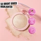 Хайлайтер Callista So Bright Baked Highlighter - 01 Snowy Glowy Light (10 g) - зображення 3
