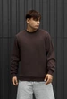 Свитшот Мужской Стаф Коричневый Спортивный Однотонный Staff Over Time Brown XS (402535) - изображение 2