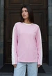 Лонгслив женский стаф розовый белый оверсайз Staff if pink & white oversize M (402606) - изображение 1