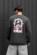 Свитшот Мужской Стаф Темно-серый Однотонный Спортивный Staff History Dark Gray XXL (402589) - изображение 1
