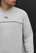 Мужской Свитшот Стаф Светло-серый Однотонный С Логотипом Отражающий Staff Logo Light Gray Reflective M (402562) - изображение 3