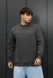 Свитшот Мужской Стаф Темно-серый Базовый Спортивный Staff Basic Dark Gray M (402654) - изображение 1