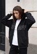 Женское худи стаф черное оверсайз с логотипом Staff black logo. M-L (402521) - изображение 4
