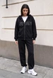 Женское худи стаф черное оверсайз с логотипом Staff black logo. M-L (402521) - изображение 5
