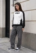 Женский Свитшот Staff Черно-белый Оверсайз С Логотипом Staff Logo Black & White Oversize M (402658) - изображение 4
