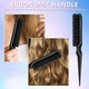 Набор щеток HEYMKGO 8 шт для укладки волос, slick-back, начес, rat tail comb, зажимы, черный - изображение 4