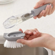 Губка для миття посуду з дозатором CLEANER BRUSH, губка-щітка з ручкою для мийного засобу (AZD-5658) - зображення 2