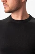 Свитер однотонный Trend Collection 5143 Черный (black) 4XL - зображення 4