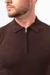 Джемпер-поло из трикотажа K.O.R 35166-2 Коричневый (№3000 coffee) 2XL - изображение 6
