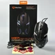 Мишка дротова Meetion M371 1600 DPI RGB чорна - зображення 2