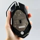 Мишка дротова Meetion M371 1600 DPI RGB чорна - зображення 5
