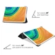 Чехол AIRON Premium HUAWEI Matepad Pro 10.8" экокожа Чёрный с подставкой защитная плёнка салфетка - изображение 5