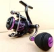 Котушка риболовна SOUGA PURPLE FLAME PFL1000 з Миттєвим стопом фідерна до моря та річки рибальства спінінга ультралайта риболовна поплавкової вудочки - изображение 3