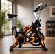 Велотренажер Everfit Spin Bike 118 с маховиком Оранжевый / - изображение 1