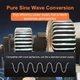 Інвертор EAFC 7000W 12V→220V з чистою синусоїдою | Перетворювач напруги Pure Sine Wave 7000 Вт для сонячних панелей, акумуляторів LiFePO4, AGM, GEL - зображення 4