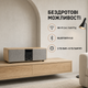 Акустична система QinetiQ MUZE M10 караоке колонка 80 Вт RMS 160 Вт Android 14 Smart TV Bluetooth 5 0 WiFi з 2 бездротовими мікрофонами HDMI ARC Optical Coaxial AUX USB для електрогітари - зображення 2