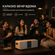 Акустична система QinetiQ MUZE M10 караоке колонка 80 Вт RMS 160 Вт Android 14 Smart TV Bluetooth 5 0 WiFi з 2 бездротовими мікрофонами HDMI ARC Optical Coaxial AUX USB для електрогітари - зображення 7
