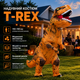 Надувний костюм динозавра T-Rex 150–190 см для дорослих і підлітків, вентилятор, Halloween, косплей - зображення 1