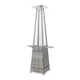 Газовый обогреватель 13 кВт сталь rattan 227х52х52 см серый - изображение 4