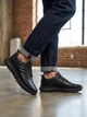 Мужские кроссовки кожаные Faber 180974 41 27 см Черные - изображение 3