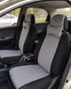 Чехлы на сиденья для FIAT Tipo (II) (Фиат Типо II), универсальные, ткань + алькантара, комплект, серые - изображение 3