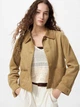 Куртка демисезонная короткая женская Uniqlo 983885003 2XL Бежевая (1161495042) - изображение 1