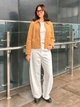 Куртка демисезонная короткая женская Uniqlo 983885003 2XL Бежевая (1161495042) - изображение 4