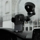 Автотримач для телефону Proove Carbon Clamp Suction Type Car Mount Black (671200001) - зображення 3