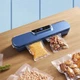 Кухонний вакууматор Lesko HB-501 Dark Blue вакуумний пакувальник для харчових продуктів їжі - зображення 4