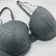 Бюстгальтер жіночий з невеликим Push-Up H&M 75A Сірий - зображення 2