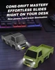 Мини-грузовик на радиоуправлении K60 1:64 4WD Drift с LED-подсветкой для эффектных дрифт-заездов (Серый) - изображение 14