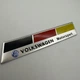 Наклейка VW Volkswagen (Фольксваген) металева 145 mm шильдик табличка Motorsport прапор Німеччини - зображення 2