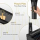 Беспроводной микрофон TONOR TW310 UHF с аккумуляторным приемником 6.35 мм, черный - изображение 6