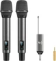 Беспроводные микрофоны TONOR TW520 UHF, комплект 2 шт с приемником, аккумуляторные - изображение 1
